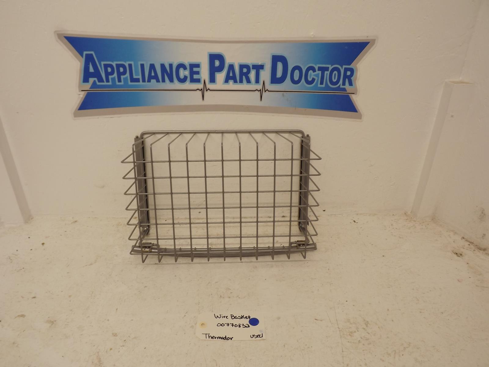 Thermador Refrigerator 00770832 Wire Basket Used Thermador Refrigerator 00770832 Wire Basket Used